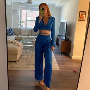⚡️ ZARA ELECTRIC BLUE TROUSERS ⚡️